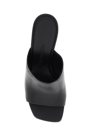 經典黑色真皮平底鞋-SS24系列