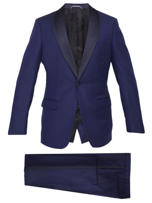 Áo bộ lễ tân lụa màu xanh nhạt dành cho nam - Regular Fit, FW23