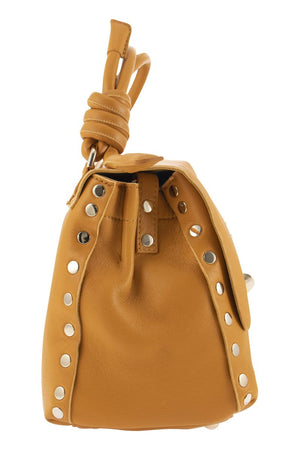 ZANELLATO Orange Postman Heritage Handbag for Women SS23