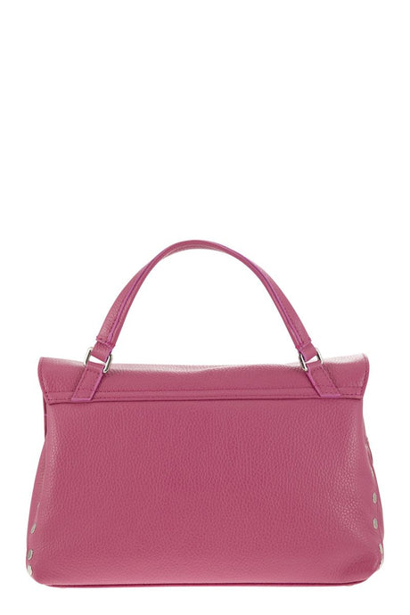 Fuchsia Leather Handbag - Versatile and Durable for Women