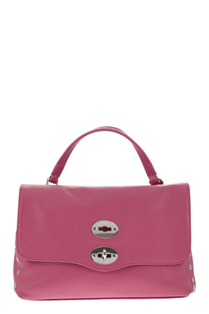 Fuchsia Leather Handbag - Versatile and Durable for Women