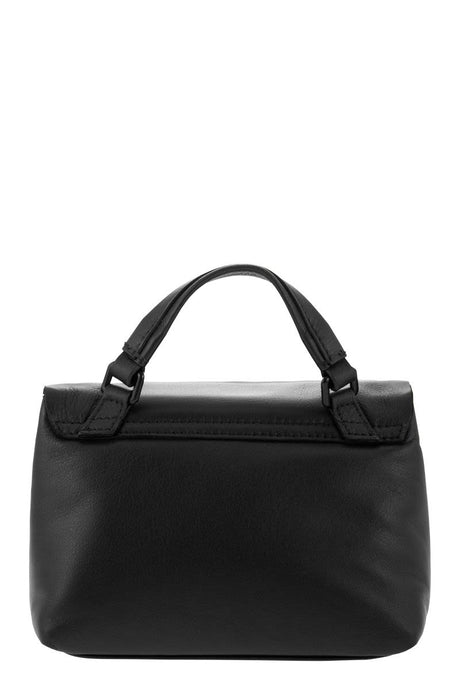 多機能な黒ハンドバッグ - 小さいサイズ