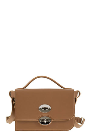 ZANELLATO Minimalist Square Handbag with Postman Clasp - Spring/Summer 2024 Collection