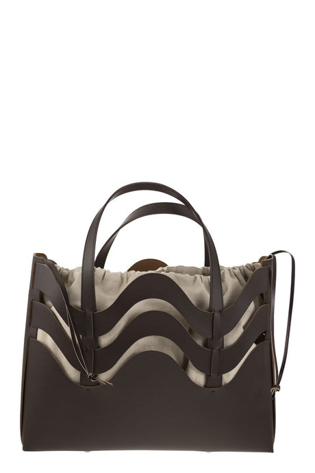 ZANELLATO Luxurious Shoulder Handbag for Women in Brown