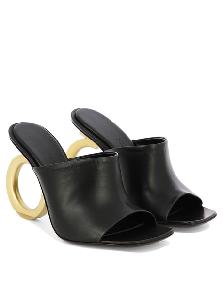 女士黑色涼鞋—FW23款式、舒適時尚易穿戴