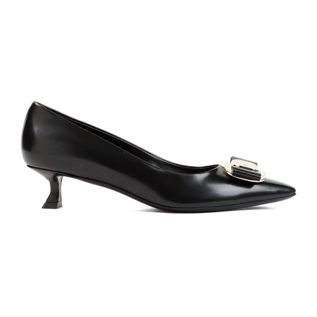 时尚女士黑色高跟鞋-4厘米鞋跟-SS24系列