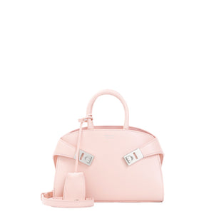 Túi xách mini da thật màu hồng và tím cho phụ nữ - SS24