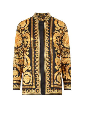 Baroque Pattern Silk Shirt - FW23