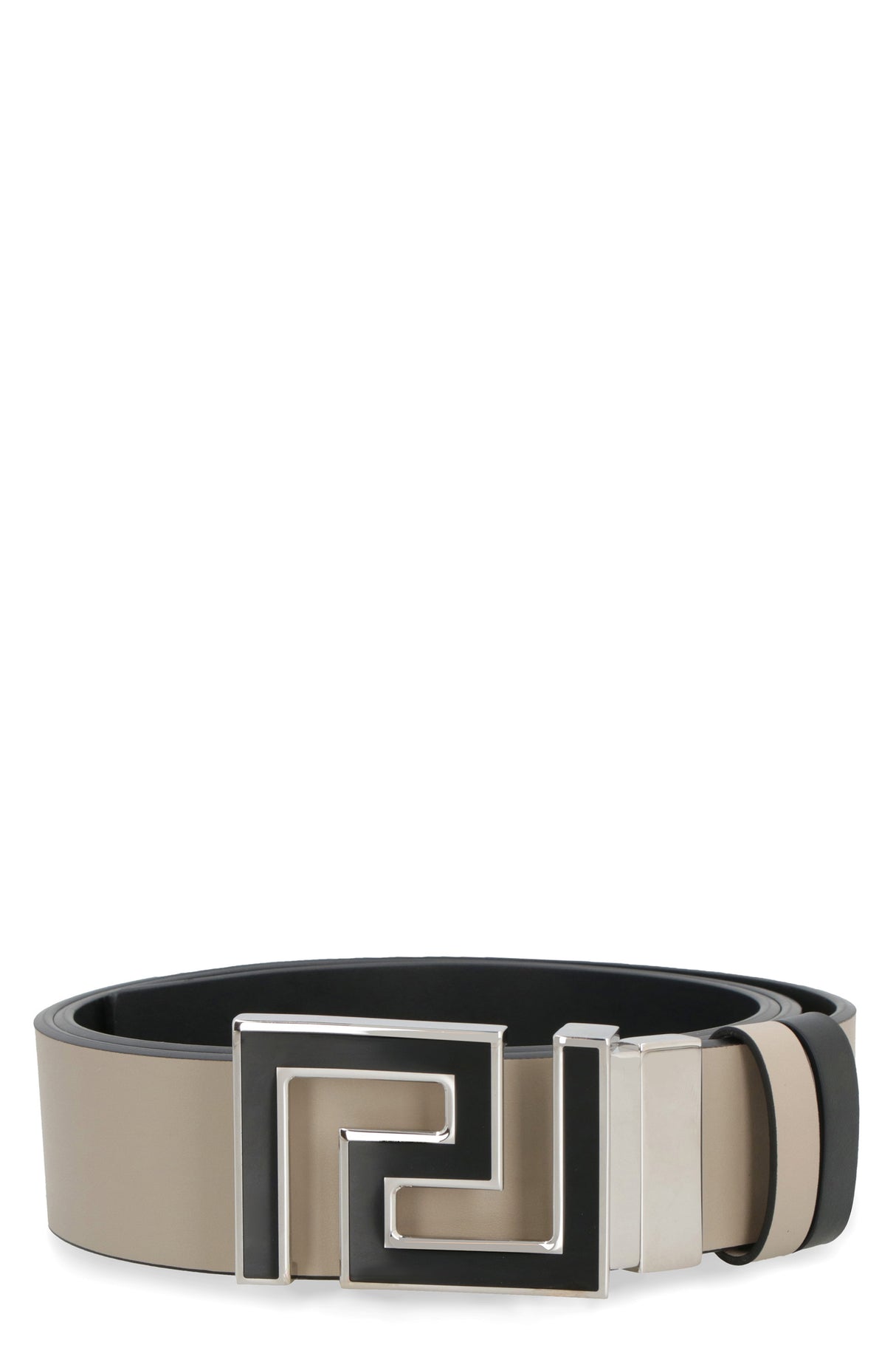VERSACE Versatile and Stylish Reversible Leather Belt for Men