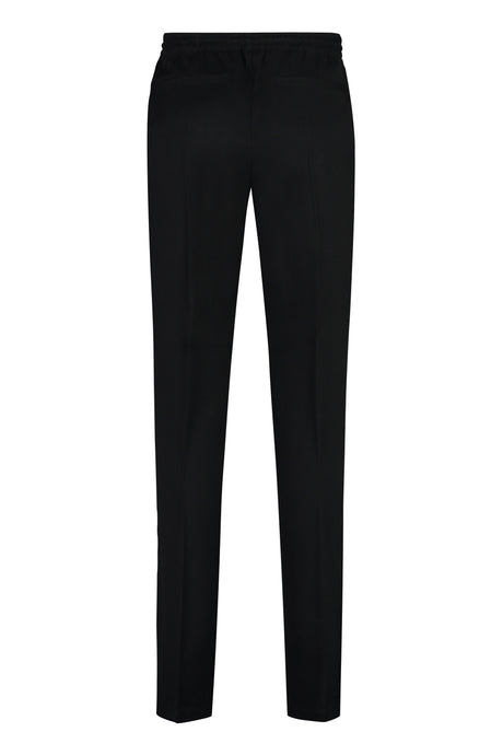 VERSACE Black Drawstring Trousers for Men - FW23 Collection