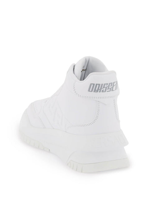 VERSACE White Odyssey Sneakers for Men - Fall/Winter 2023 Collection