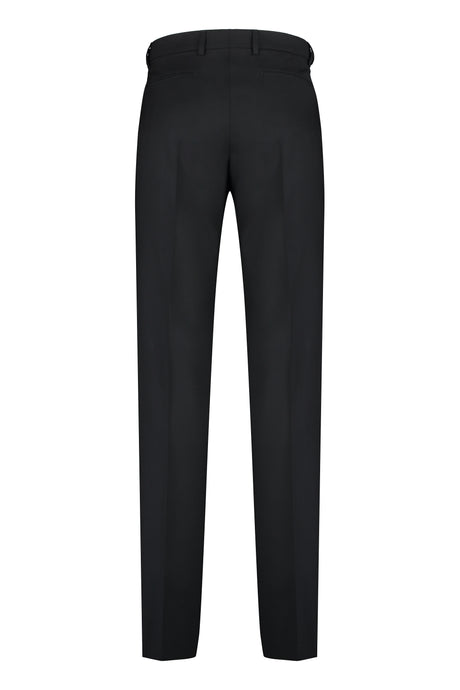 VERSACE Black Wool Trousers for Men - FW23 Collection