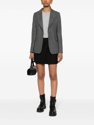 MAX MARA Classic Houndstooth Wool-Cashmere Jacket for Women