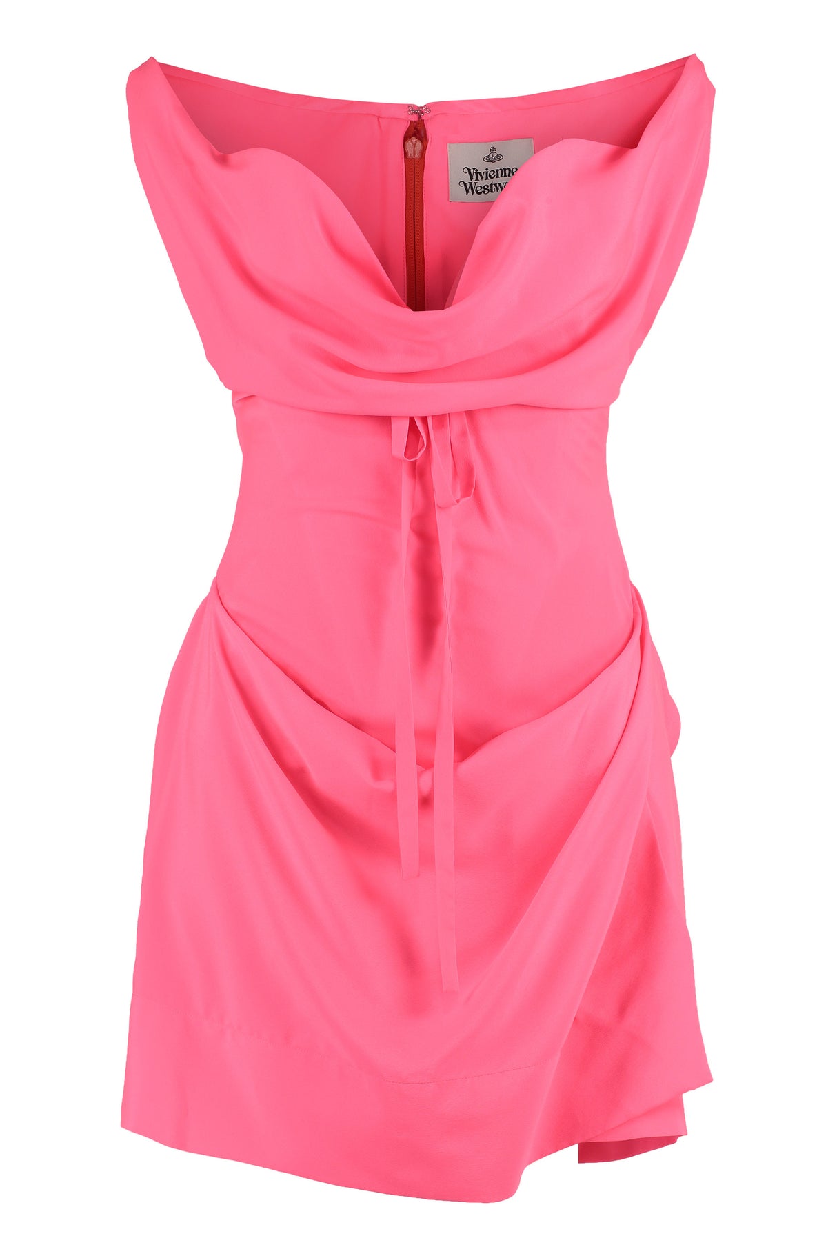 VIVIENNE WESTWOOD Modern Asymmetrical Pink Corset Dress