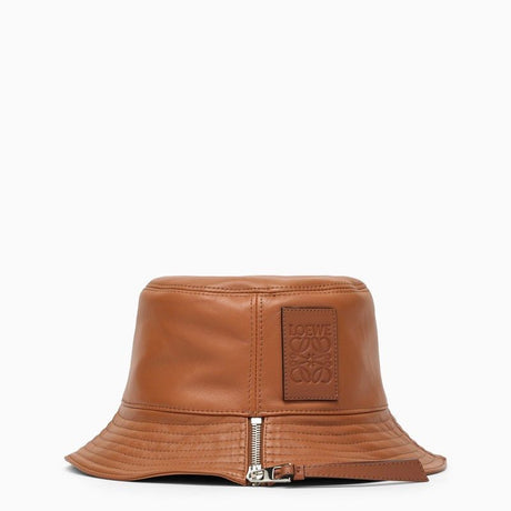 LOEWE Trendy Leather Bucket Hat in Orange for Women