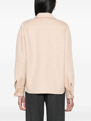 Beige Long Sleeve Blouse for Women - FW23 Collection