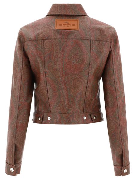 ETRO Multicolor Paisley Jacquard Cotton Jacket for Women - SS23