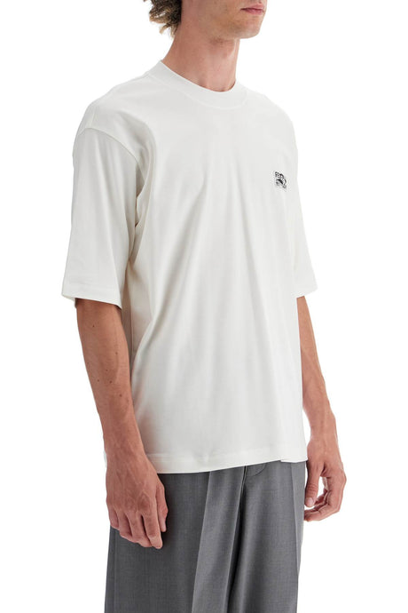FERRAGAMO Luxury Cotton-Silk Crew Neck T-shirt - Size L