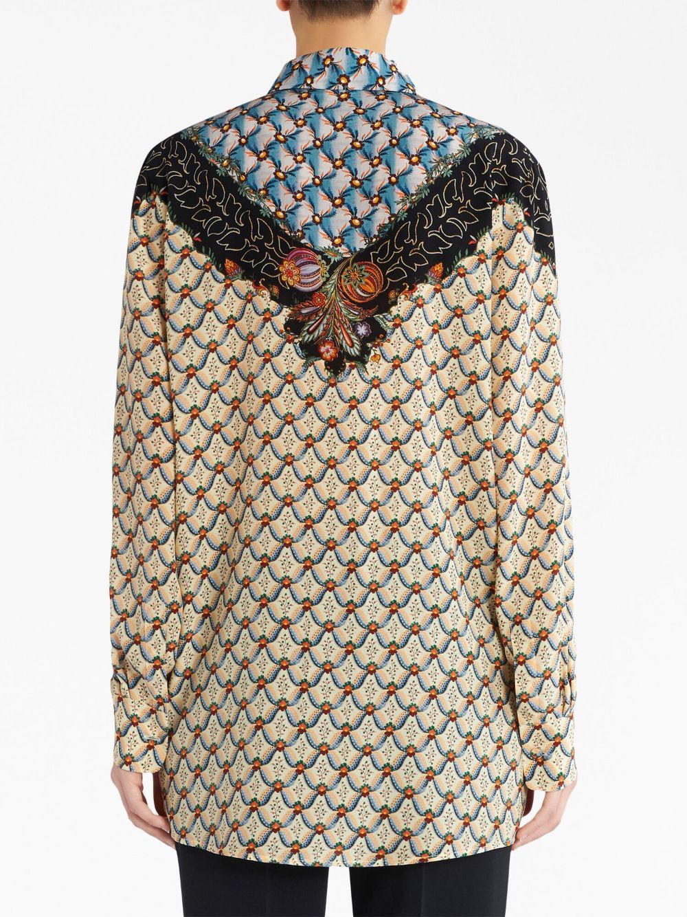 ETRO Beige Silk Shirt for Women - Stylish Addition to Your FW23 Wardrobe