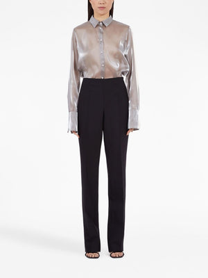Classic Black Wool Trousers for Women by Ferragamo - FW23 Collection