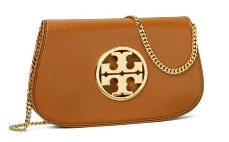 TORY BURCH Beige Reva Clutch for Women - SS24 Collection