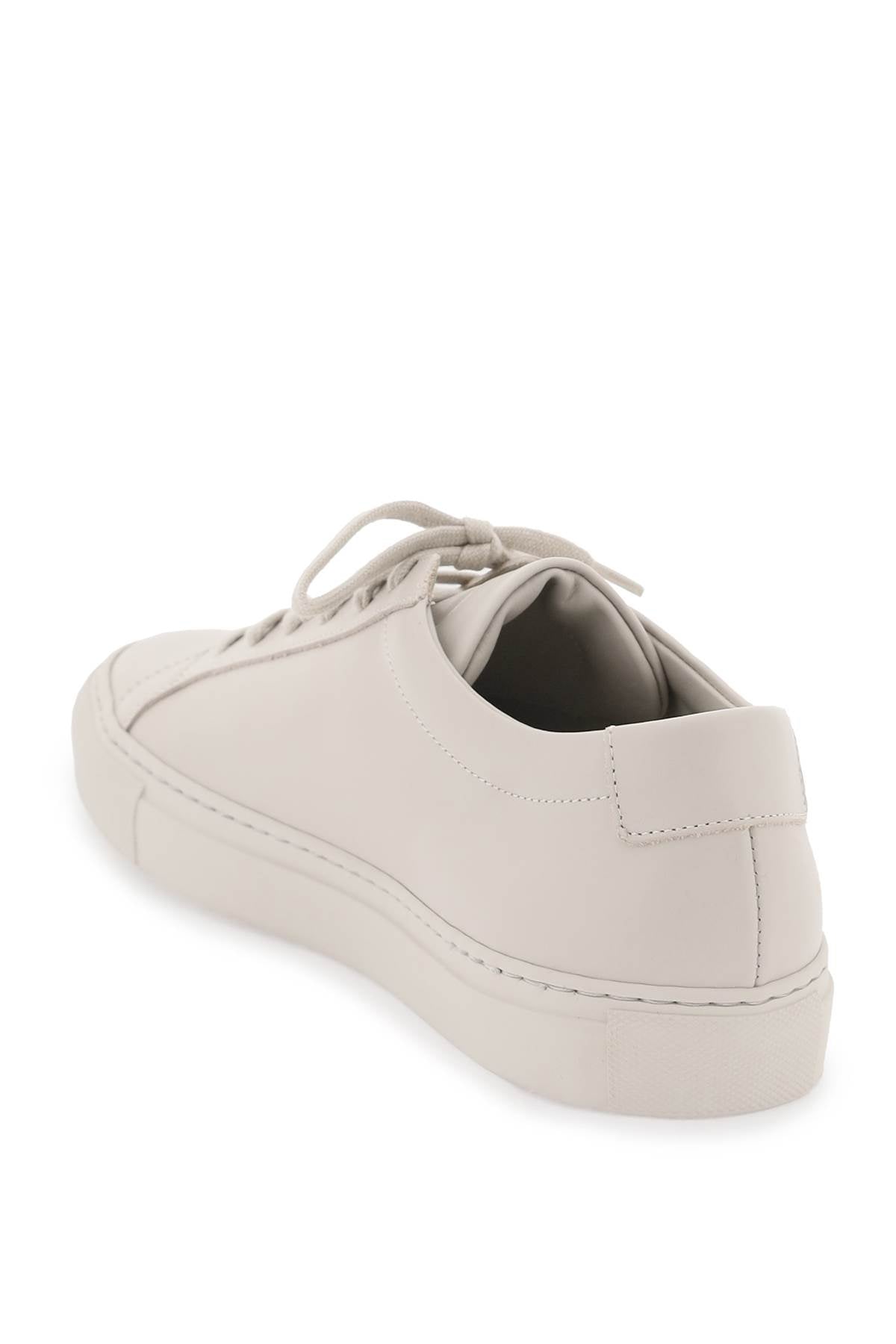 COMMON PROJECTS Tan Leather Low Top Sneakers for Men