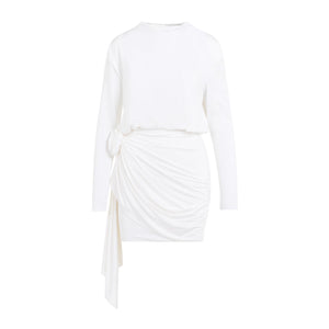 白色維斯科斯連衣裙 - SS24 系列