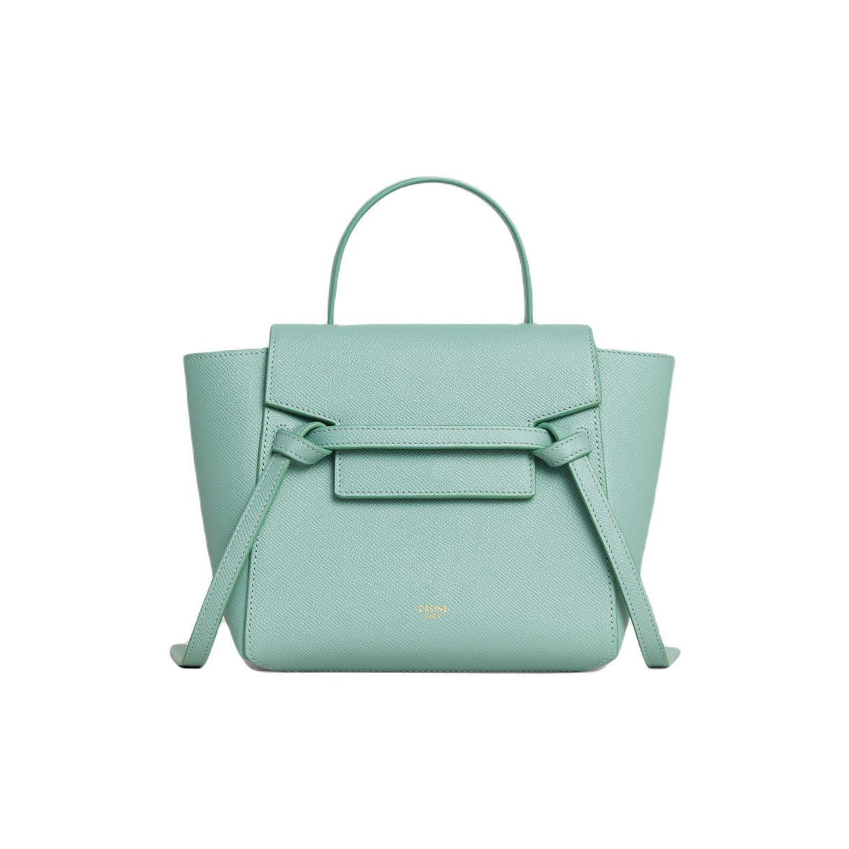 CELINE Elegant Top-Handle Handbag in Ice Mint for Women - FW22 Collection