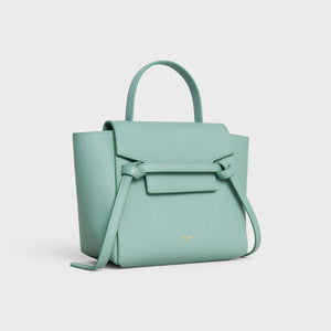CELINE Elegant Top-Handle Handbag in Ice Mint for Women - FW22 Collection
