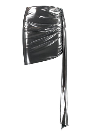 女性用グレーのドレープシーススカート - 2023年秋冬コレクション
