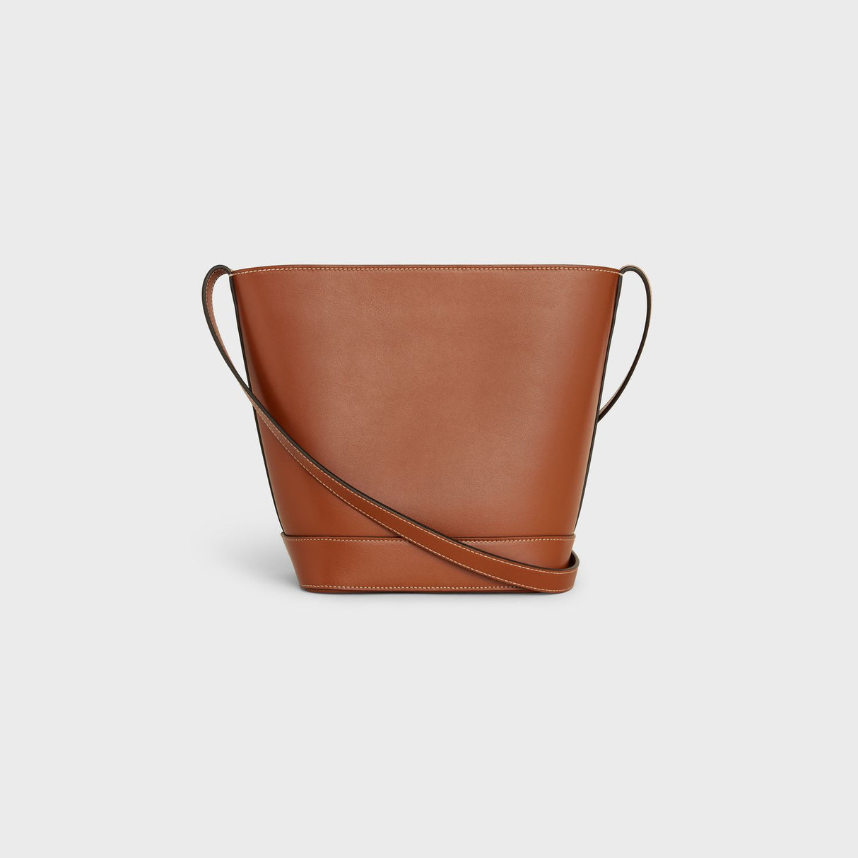 Women's Genuine Leather Tan Bucket Bag (SS23)