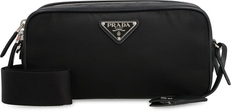 PRADA Sustainably Chic Messenger Handbag in Black