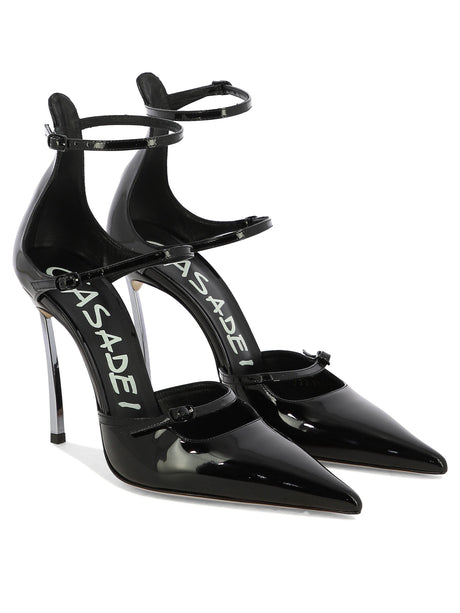 CASADEI Elegant black dress shoes for women in 24FW collection