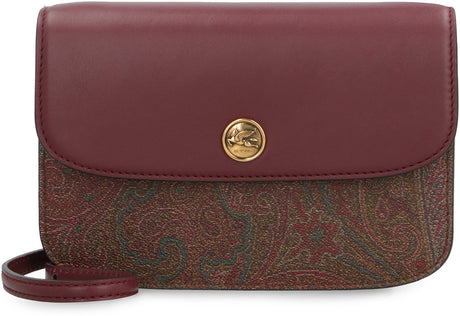 Coated Paisley Jacquard Crossbody Handbag - Women's Fashion Bag