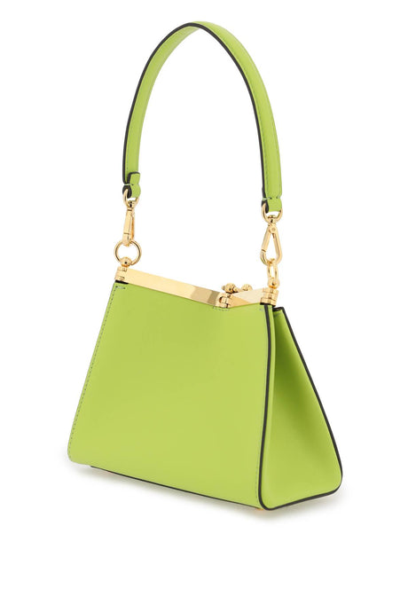 女性向けグリーンミニハンドバッグ - クラシックスタイル、高品質な革、取り外し可能なハンドルとショルダーストラップ