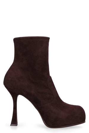 CASADEI Classic Brown Suede Ankle Boots for Women