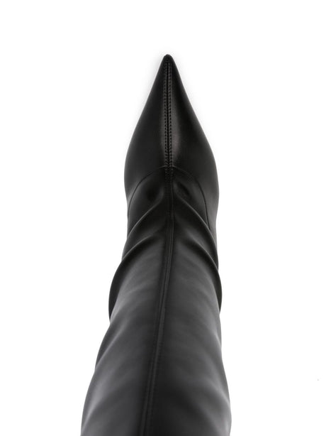 CASADEI LEATHER OVER THE KNEE BOOTS