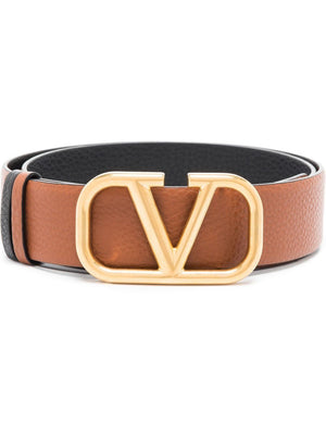 Reversible Buckle Belt for Men in Black with I Calf Leather - Bos Taurus
