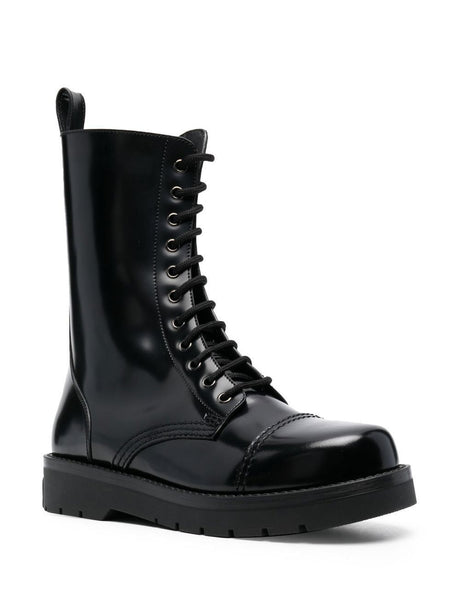 Classic Black Combat Boots - FW22 Collection