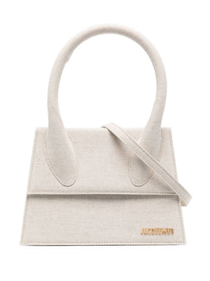 JACQUEMUS Gray LE GRAND CHIQUITO Tote Handbag for Women in SS24