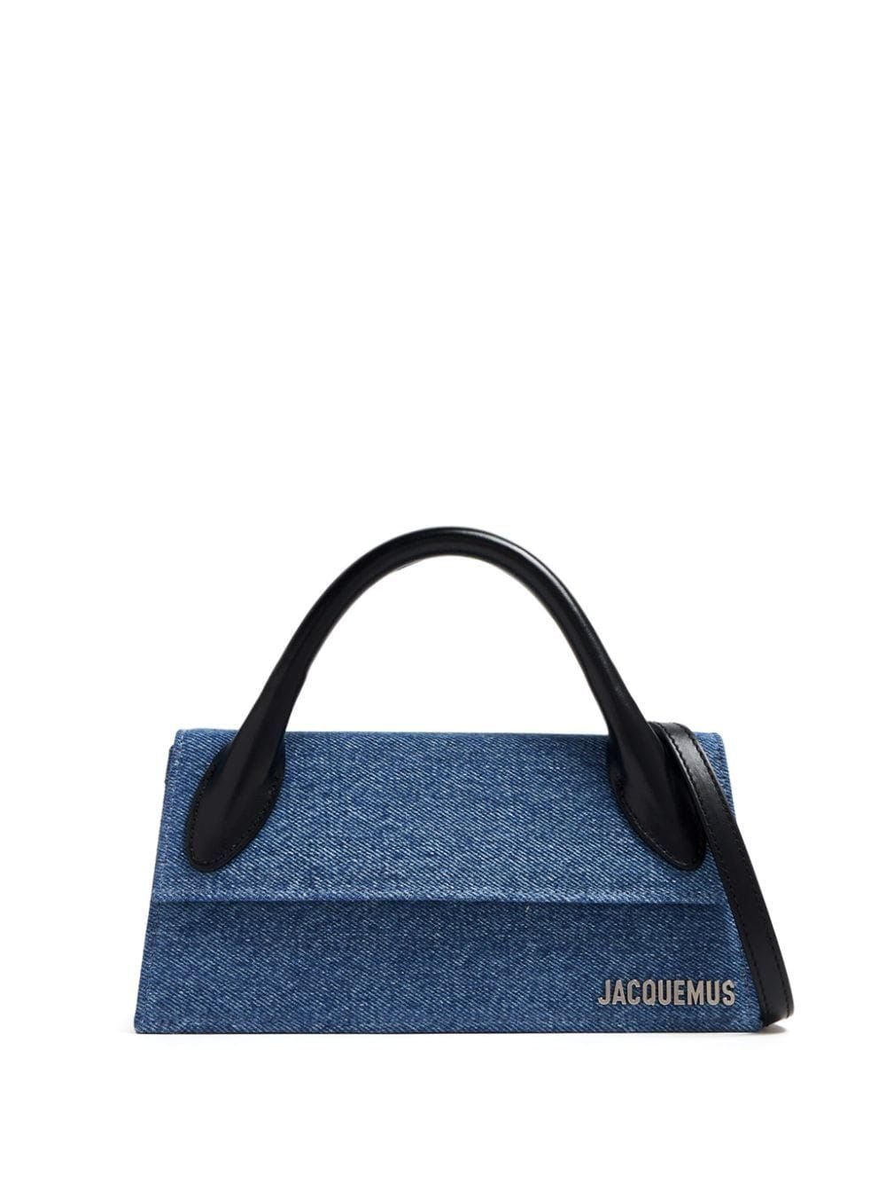 Stylish Blue Cow Leather Top-Handle Bag for Women's SS24 Collection