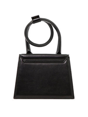 JACQUEMUS Sleek Mini Leather Handbag with Bow Detail for Women
