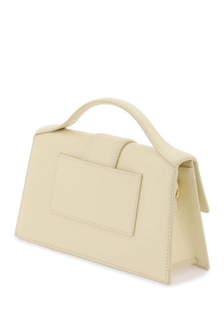 JACQUEMUS SS24 Grand Bambino Leather Crossbody Bag for Women in Nude and Neutrals