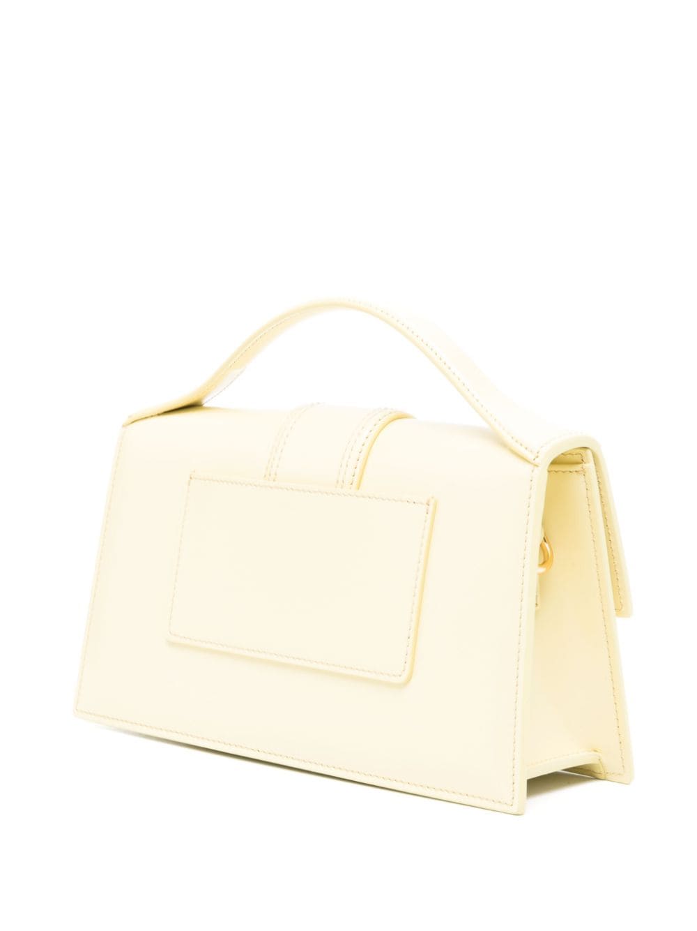 Pale Yellow Top-Handle Handbag by Le Grand Bambino