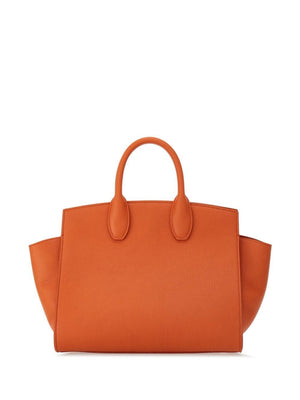 FERRAGAMO Luxurious Brown Calf Leather Handbag for the Modern Woman