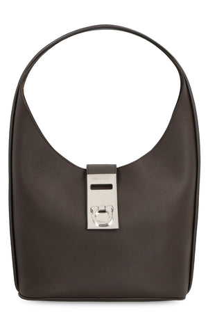 FERRAGAMO Luxurious Brown Leather Hobo Handbag for Stylish Women
