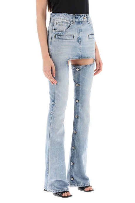 Blue Cut-Out Jeans for Women - SS23 Collection