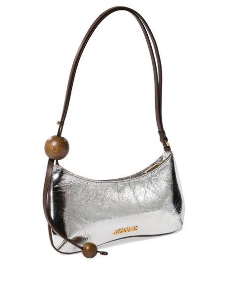 JACQUEMUS Mini Pearl Kiss Shoulder Handbag