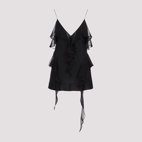 KHAITE Black Silk Top for Women - SS24 Collection