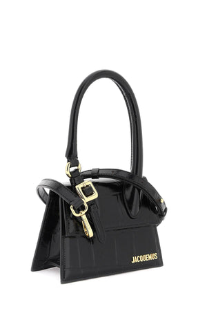 JACQUEMUS Stylish Women's Black Boucle Loop Handbag - Perfect for SS24